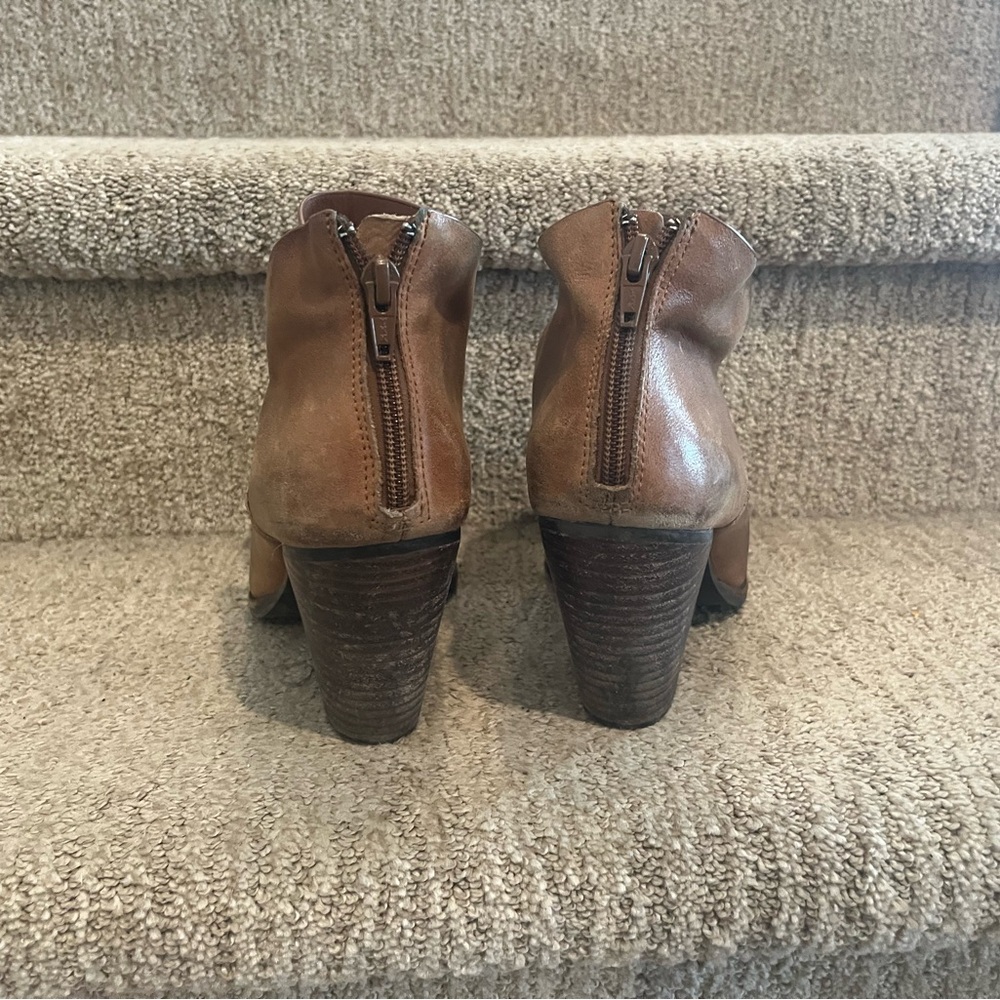Leather Heeled Bootie - Picture 2 of 6
